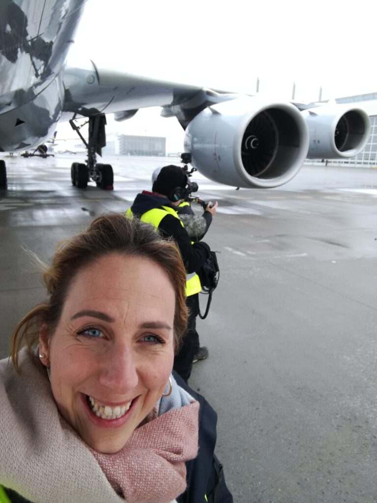 Reporterin Melanie Brüggemann