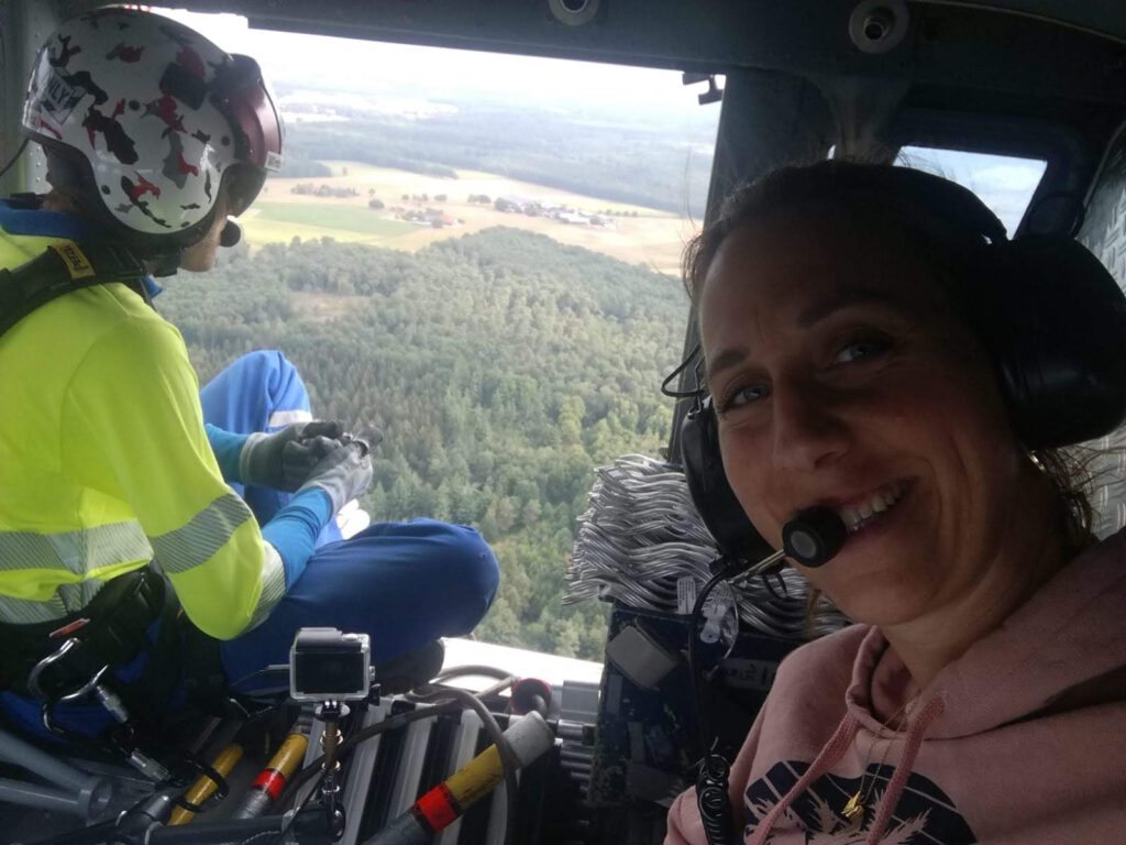 Hubschrauberflug
