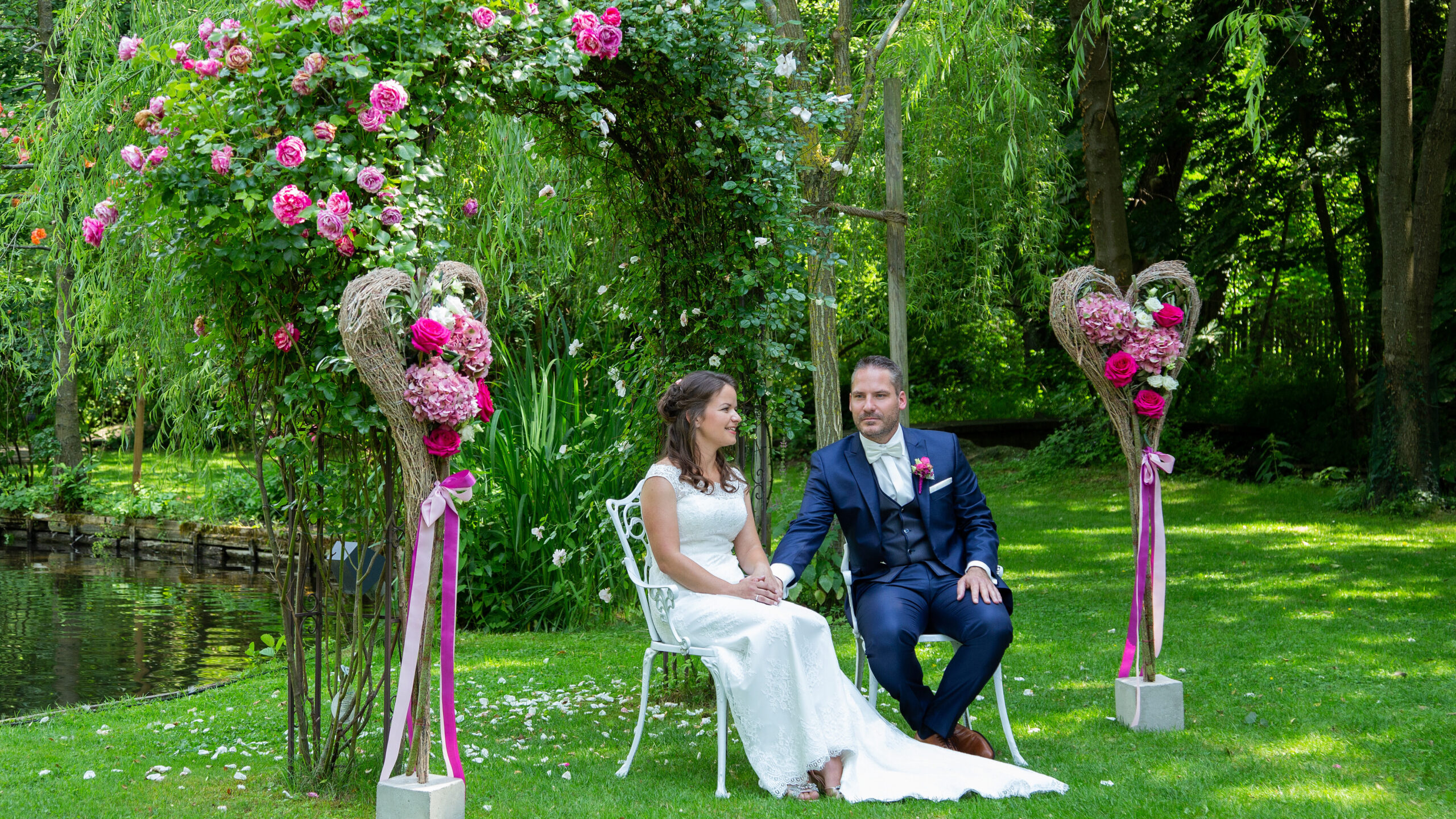 Heimathafen Traumhochzeit Freie Trauung Inselmühle Allach; Heiraten am See
